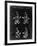 PP50 Black Grunge-Borders Cole-Framed Giclee Print
