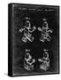 PP50 Black Grunge-Borders Cole-Framed Stretched Canvas