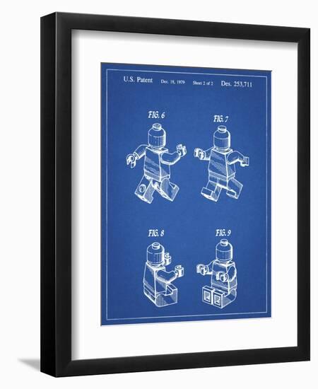 PP50 Blueprint-Borders Cole-Framed Premium Giclee Print