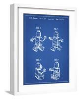 PP50 Blueprint-Borders Cole-Framed Giclee Print
