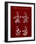 PP50 Burgundy-Borders Cole-Framed Giclee Print