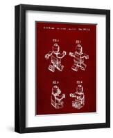 PP50 Burgundy-Borders Cole-Framed Premium Giclee Print