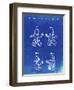 PP50 Faded Blueprint-Borders Cole-Framed Premium Giclee Print