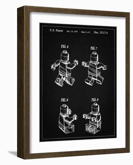 PP50 Vintage Black-Borders Cole-Framed Giclee Print