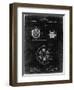 PP505-Black Grunge Tesla Alternating Motor Patent Poster-Cole Borders-Framed Giclee Print