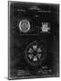 PP505-Black Grunge Tesla Alternating Motor Patent Poster-Cole Borders-Mounted Giclee Print