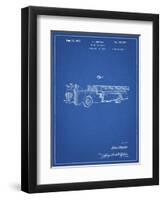 PP506-Blueprint Firetruck 1940 Patent Poster-Cole Borders-Framed Giclee Print