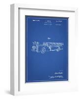 PP506-Blueprint Firetruck 1940 Patent Poster-Cole Borders-Framed Giclee Print