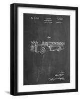 PP506-Chalkboard Firetruck 1940 Patent Poster-Cole Borders-Framed Giclee Print