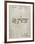 PP506-Sandstone Firetruck 1940 Patent Poster-Cole Borders-Framed Giclee Print