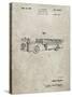 PP506-Sandstone Firetruck 1940 Patent Poster-Cole Borders-Stretched Canvas