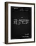 PP506-Vintage Black Firetruck 1940 Patent Poster-Cole Borders-Framed Giclee Print