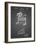 PP507-Black Grid Equestrian Training Oxer Patent Poster-Cole Borders-Framed Giclee Print