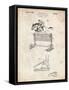 PP507-Vintage Parchment Equestrian Training Oxer Patent Poster-Cole Borders-Framed Stretched Canvas