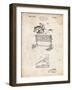 PP507-Vintage Parchment Equestrian Training Oxer Patent Poster-Cole Borders-Framed Giclee Print