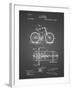 PP51-Black Grid Bicycle Gearing 1894 Patent Poster-Cole Borders-Framed Giclee Print