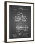 PP51-Black Grid Bicycle Gearing 1894 Patent Poster-Cole Borders-Framed Giclee Print