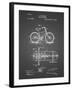 PP51-Black Grid Bicycle Gearing 1894 Patent Poster-Cole Borders-Framed Giclee Print