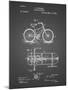 PP51-Black Grid Bicycle Gearing 1894 Patent Poster-Cole Borders-Mounted Giclee Print