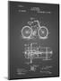 PP51-Black Grid Bicycle Gearing 1894 Patent Poster-Cole Borders-Mounted Giclee Print