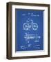 PP51-Blueprint Bicycle Gearing 1894 Patent Poster-Cole Borders-Framed Giclee Print