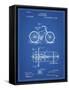 PP51-Blueprint Bicycle Gearing 1894 Patent Poster-Cole Borders-Framed Stretched Canvas