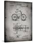 PP51-Faded Grey Bicycle Gearing 1894 Patent Poster-Cole Borders-Stretched Canvas