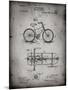 PP51-Faded Grey Bicycle Gearing 1894 Patent Poster-Cole Borders-Mounted Premium Giclee Print