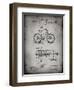 PP51-Faded Grey Bicycle Gearing 1894 Patent Poster-Cole Borders-Framed Giclee Print