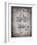 PP51-Faded Grey Bicycle Gearing 1894 Patent Poster-Cole Borders-Framed Giclee Print