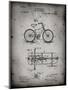 PP51-Faded Grey Bicycle Gearing 1894 Patent Poster-Cole Borders-Mounted Giclee Print