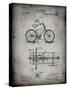 PP51-Faded Grey Bicycle Gearing 1894 Patent Poster-Cole Borders-Stretched Canvas