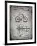 PP51-Faded Grey Bicycle Gearing 1894 Patent Poster-Cole Borders-Framed Giclee Print