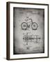 PP51-Faded Grey Bicycle Gearing 1894 Patent Poster-Cole Borders-Framed Giclee Print