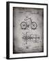 PP51-Faded Grey Bicycle Gearing 1894 Patent Poster-Cole Borders-Framed Giclee Print