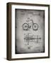 PP51-Faded Grey Bicycle Gearing 1894 Patent Poster-Cole Borders-Framed Giclee Print