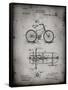 PP51-Faded Grey Bicycle Gearing 1894 Patent Poster-Cole Borders-Framed Stretched Canvas