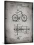 PP51-Faded Grey Bicycle Gearing 1894 Patent Poster-Cole Borders-Stretched Canvas