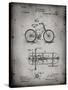 PP51-Faded Grey Bicycle Gearing 1894 Patent Poster-Cole Borders-Stretched Canvas