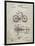 PP51-Sandstone Bicycle Gearing 1894 Patent Poster-Cole Borders-Framed Premium Giclee Print