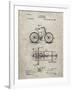 PP51-Sandstone Bicycle Gearing 1894 Patent Poster-Cole Borders-Framed Giclee Print