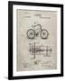 PP51-Sandstone Bicycle Gearing 1894 Patent Poster-Cole Borders-Framed Giclee Print