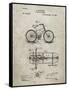 PP51-Sandstone Bicycle Gearing 1894 Patent Poster-Cole Borders-Framed Stretched Canvas