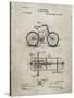 PP51-Sandstone Bicycle Gearing 1894 Patent Poster-Cole Borders-Stretched Canvas