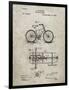 PP51-Sandstone Bicycle Gearing 1894 Patent Poster-Cole Borders-Framed Giclee Print