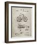 PP51-Sandstone Bicycle Gearing 1894 Patent Poster-Cole Borders-Framed Giclee Print