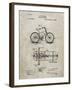 PP51-Sandstone Bicycle Gearing 1894 Patent Poster-Cole Borders-Framed Giclee Print