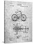 PP51-Slate Bicycle Gearing 1894 Patent Poster-Cole Borders-Stretched Canvas