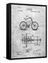 PP51-Slate Bicycle Gearing 1894 Patent Poster-Cole Borders-Framed Stretched Canvas