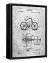 PP51-Slate Bicycle Gearing 1894 Patent Poster-Cole Borders-Framed Stretched Canvas